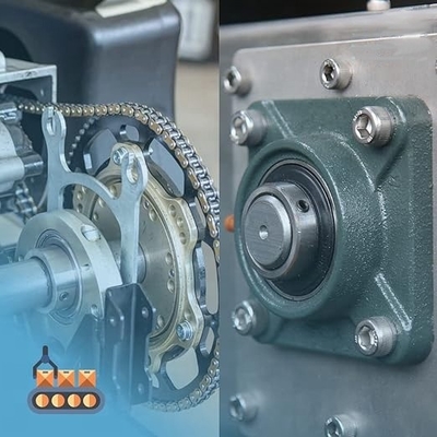 Duurzame kussensbloklagers UCF208 met HT200-behuizing van gietijzer