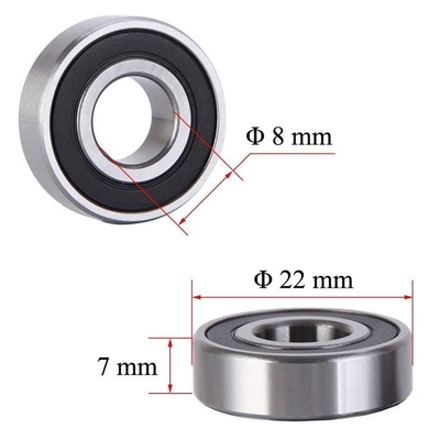 High Speed 608 RS ZZ Keramisch lager 608 Deep Groove Ball Bearings voor skateboards