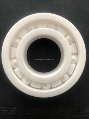 Diepgroefbolstructuur Volle keramische lagers 608 voor lage onderhoudsvereisten