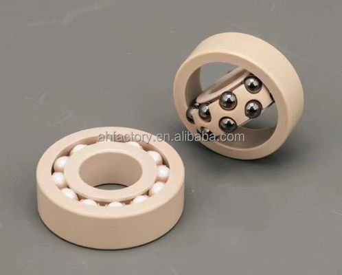 Diepgroefbolstructuur Volle keramische lagers 608 voor lage onderhoudsvereisten