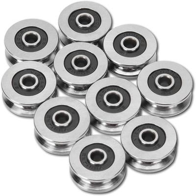 625 Hoog wrijvende kunststof kogellagers U-vormige rubberen laagdichtingen type ZZ 5*16*5 mm