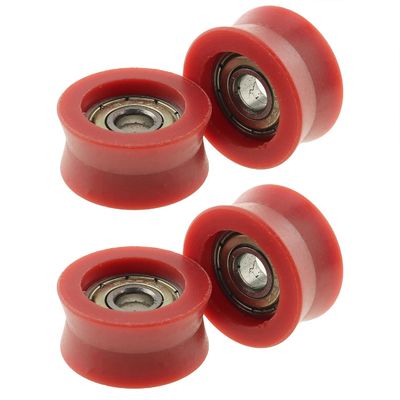 625 Hoog wrijvende kunststof kogellagers U-vormige rubberen laagdichtingen type ZZ 5*16*5 mm