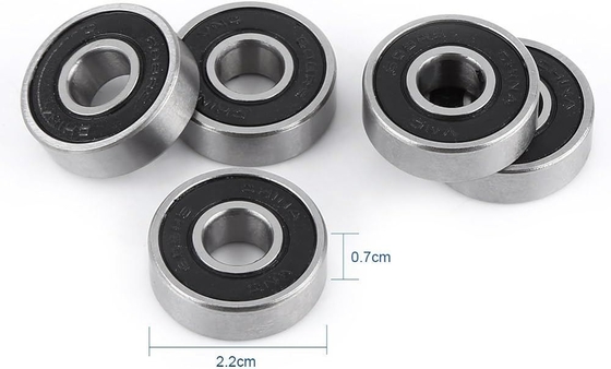 Miniatuur Deep Groove Ball Bearing 608 609 623 624 628 629 ZZ RS voor skateboard