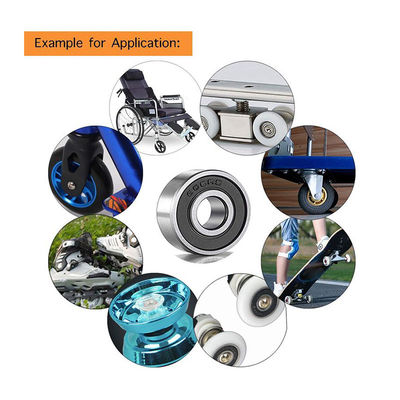 Skateboard Deep Groove Ball Bearings RS ZZ ABEC-9 11 roestvrij staal Si3n4 Zro2 Keramiek 608 7.992 8 mm