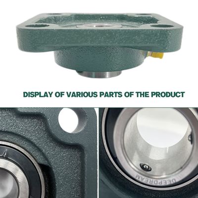 35 mm Inner Square 4-bolt Flanged Unit Pillow Block Bearing UCF207 voor Invoerlagers