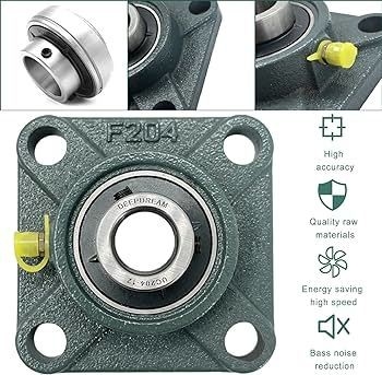 Industriële chroomstaal GCR15 UELF208DI UCF205 UCF206 UCF207 UCF208 kussensblokballagers UCF-serie