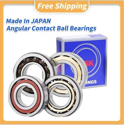 Eenrijdige open type 55*100*21mm Stable Performance Ball Bearings Chrome Steel 7211C