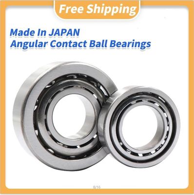 Eenrijdige open type 55*100*21mm Stable Performance Ball Bearings Chrome Steel 7211C