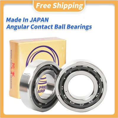 Eenrijdige open type 55*100*21mm Stable Performance Ball Bearings Chrome Steel 7211C