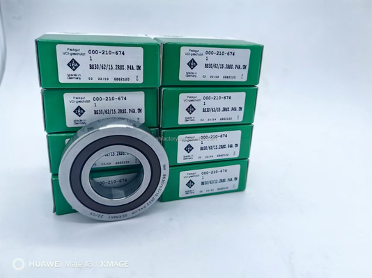 Dubbele rij 3317-2RS-ATN9/C3 hoekige contactballagers van 85 x 180 x 73 mm