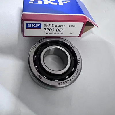 7203BEP Hoekige contactballagers 17*40*12 mm voor klantvereisten