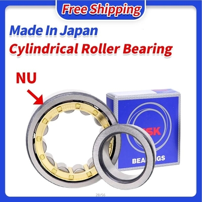 NU208ECM Cylindrisch rollager met polyamide kooi en ISO9001 2008-certificaat