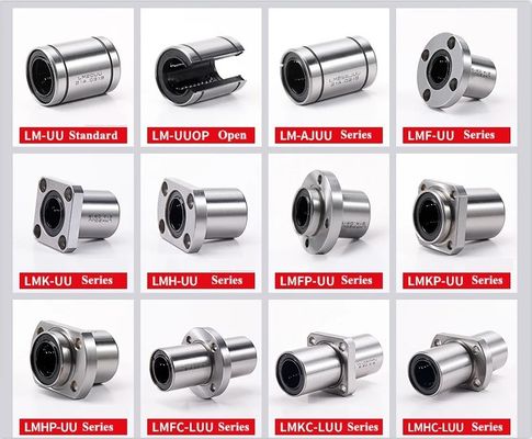 Olievet LM8UU Lineaire bussen CNC Lineaire kogellagers voor staven Liner Rail Lineaire schachtonderdelen