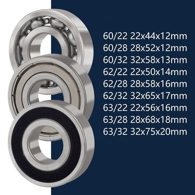 Deep Groove Ball Bearings voor de mijnbouw, metallurgie, landbouw en chemische industrie