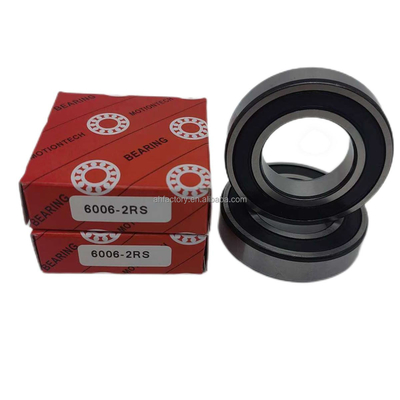 Motorfiets-bollagers 6006-2RS koperkooi en ISO9001 2008 gecertificeerd