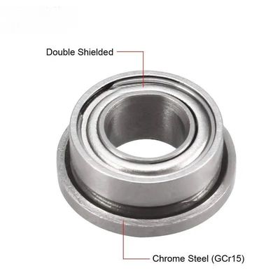 Nylon kooi mini-flanged kogellagers MF84ZZ MF85ZZ MF86ZZ ZZ voor industriële apparatuur