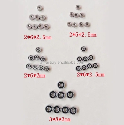 Chroomstaal GCR15 MR62-2RS diepgroefballager 2*6*2.5mm voor aangepaste logo verpakking