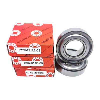 Lange levensduur 6205-2Z/C3 Radial Deep Groove Ball Bearings voor langdurige prestaties