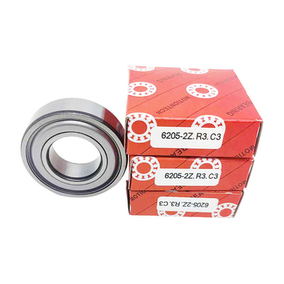 0-25mm Borgrootte 6205-2Z/C3 Deep Groove Ball Bearings met ISO9001 2008-certificering