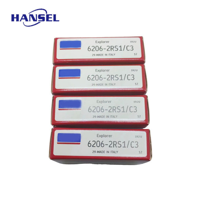 Boringsgrootte 0 30 mm S K F Diepe groef kogellagers 6206-2RS1/C3 voor prestaties