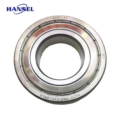 Chroomstaal Multi-Type 6207 ZZ Deep Groove Ball Bearings voor S K F tegen betaalbare prijzen