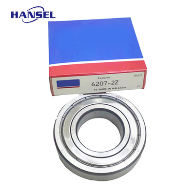 Chroomstaal Multi-Type 6207 ZZ Deep Groove Ball Bearings voor S K F tegen betaalbare prijzen
