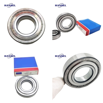 Chroomstaal Multi-Type 6207 ZZ Deep Groove Ball Bearings voor S K F tegen betaalbare prijzen