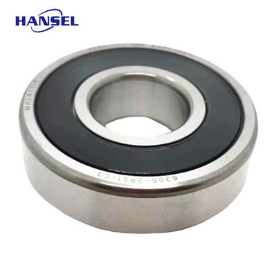 Diepgroefkogellagers 6305-2RS1/C3 Miniatuurlagers voor eenrijstructuur