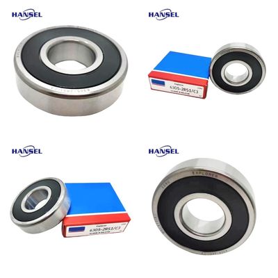 Diepgroefkogellagers 6305-2RS1/C3 Miniatuurlagers voor eenrijstructuur