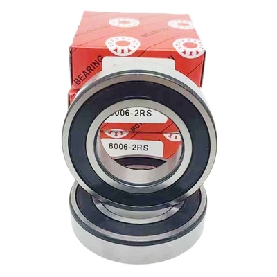 High Speed Deep Groove Ball Bearings 6006-2RS met lange levensduur en Z2V2 trillingen
