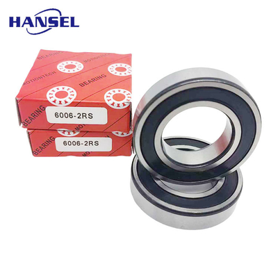 High Speed Deep Groove Ball Bearings 6006-2RS met lange levensduur en Z2V2 trillingen