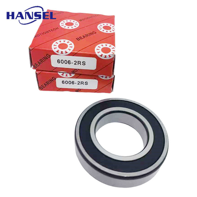 High Speed Deep Groove Ball Bearings 6006-2RS met lange levensduur en Z2V2 trillingen