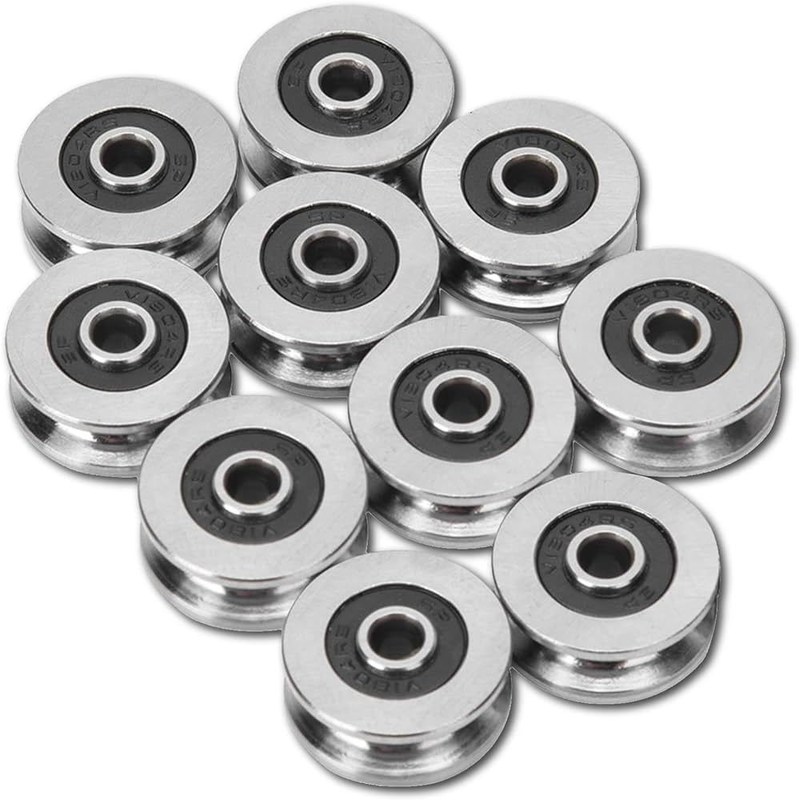 625 Hoog wrijvende kunststof kogellagers U-vormige rubberen laagdichtingen type ZZ 5*16*5 mm