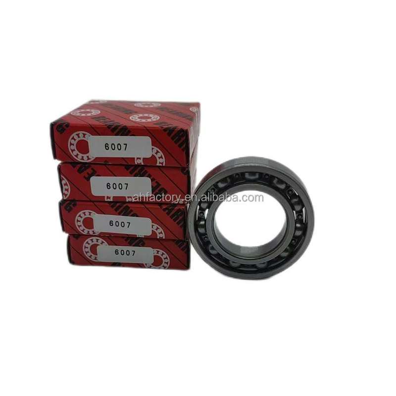 ISO9001 2008 Long Life High Speed 6007-OPEN Deep Groove Ball Bearings voor motorfietsen