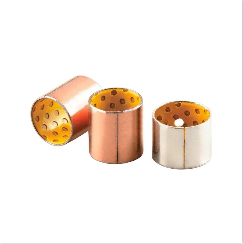Metrische plain gesinterde bronzen struiklag 35*68*55 mm voor bedrijfsomvang in bruin