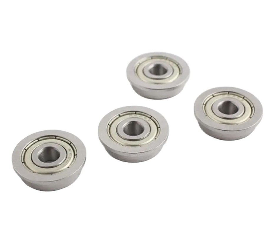 Nylon kooi mini-flanged kogellagers MF84ZZ MF85ZZ MF86ZZ ZZ voor industriële apparatuur