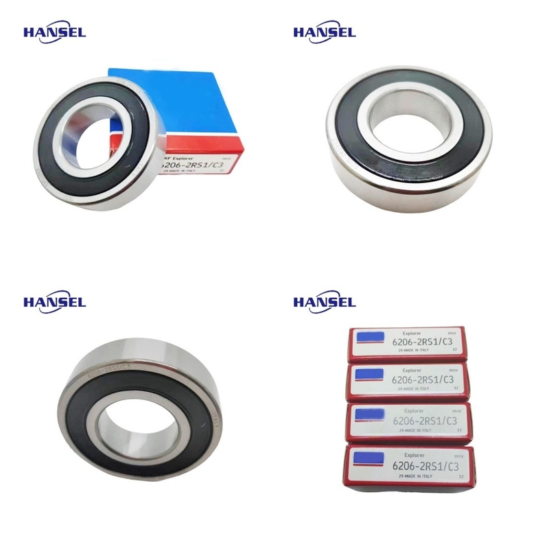 Boringsgrootte 0 30 mm S K F Diepe groef kogellagers 6206-2RS1/C3 voor prestaties