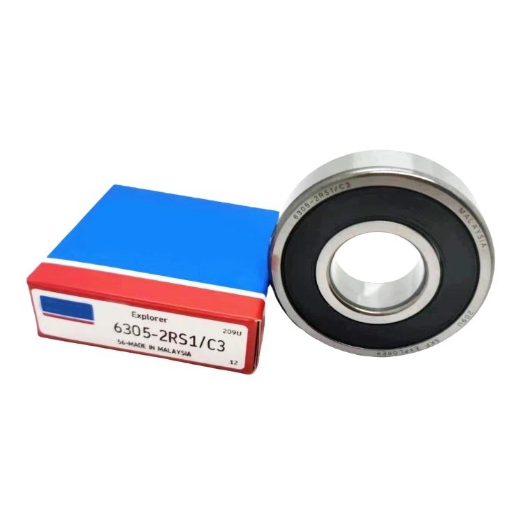 Diepgroefkogellagers 6305-2RS1/C3 Miniatuurlagers voor eenrijstructuur