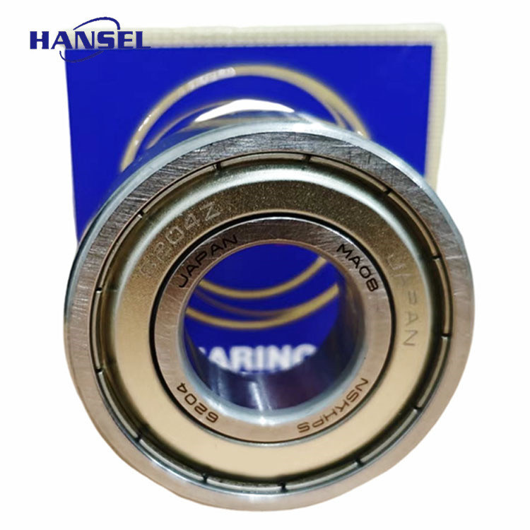 Nylon Cage Deep Groove Ball Bearings 6204-2Z/C3 voor duurzaamheid en prestaties