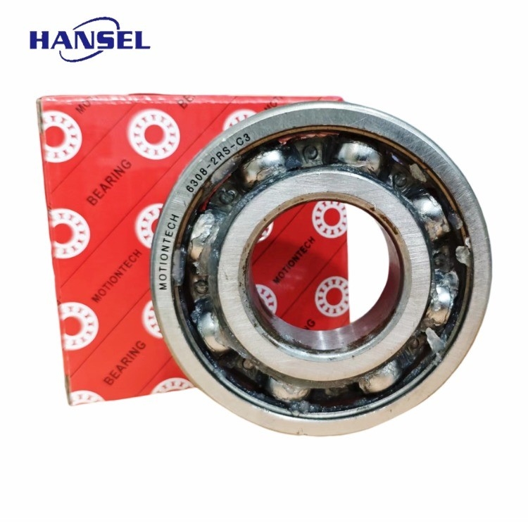 Long Life Chrome Steel Deep Groove Ball Bearings 6308-2RS-C3 voor auto wielen hub unit
