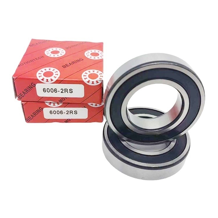 P6 Precision Rating Long Life Carbon Steel Deep Groove Ball Bearings 6006-2RS-serie